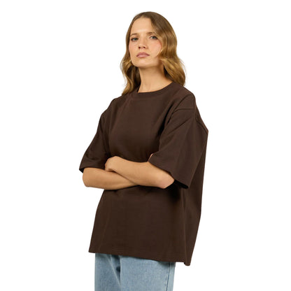 Silent Theory Oversized Tee - Chocolate