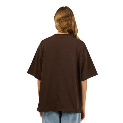 Silent Theory Oversized Tee - Chocolate