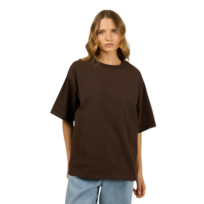 Silent Theory Oversized Tee - Chocolate