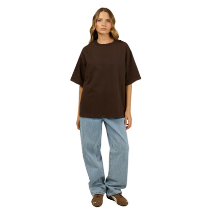 Silent Theory Oversized Tee - Chocolate