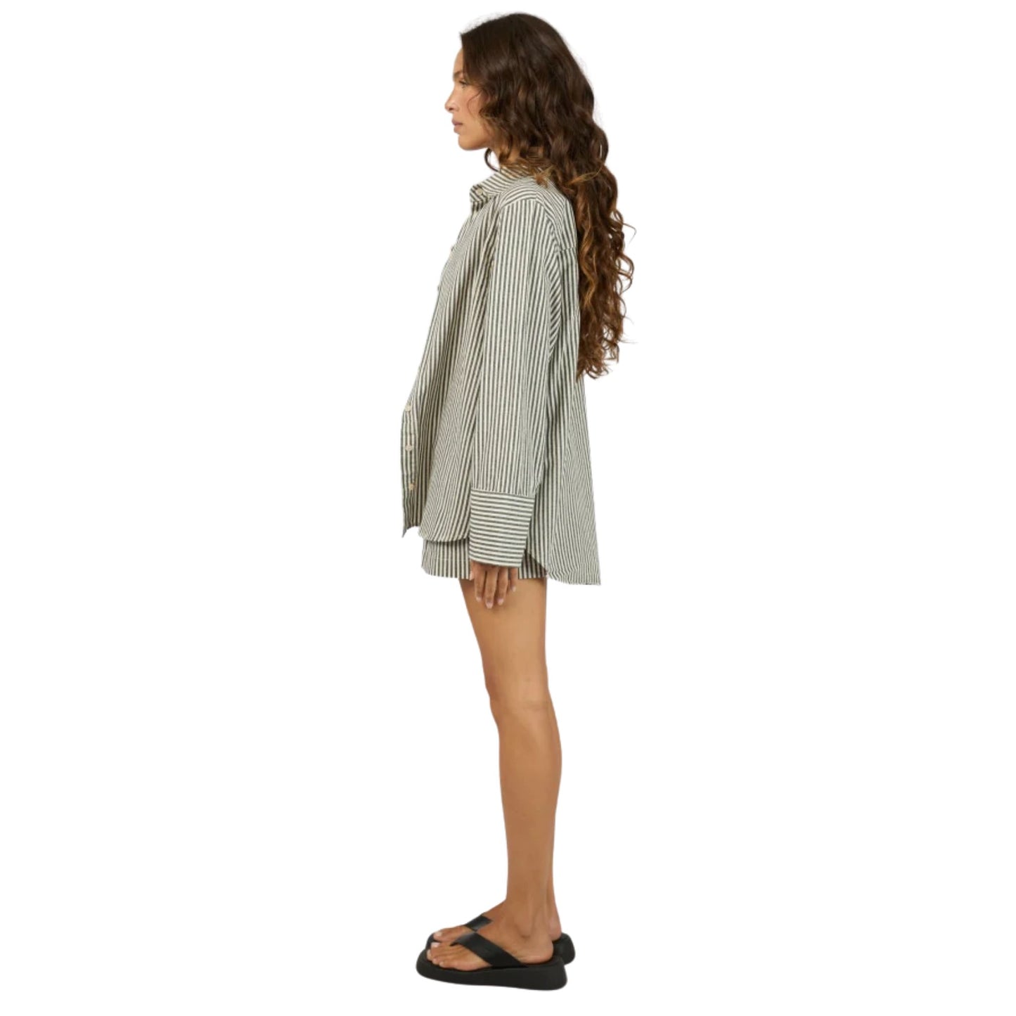 Silent Theory Sunday Long Sleeve Shirt - Black