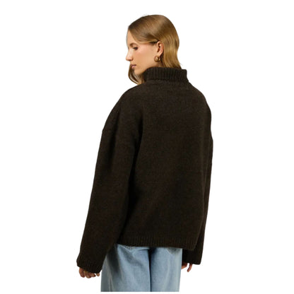 Silent Theory Willow Knit Jumper - Chocolate