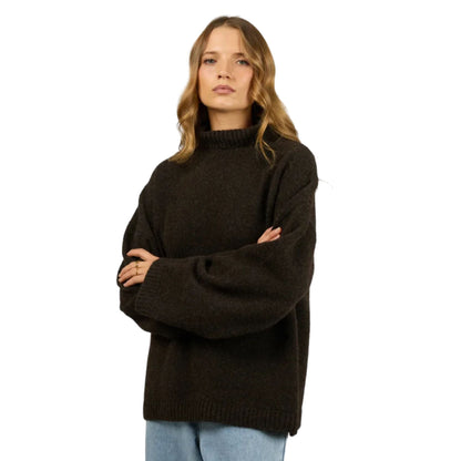 Silent Theory Willow Knit Jumper - Chocolate