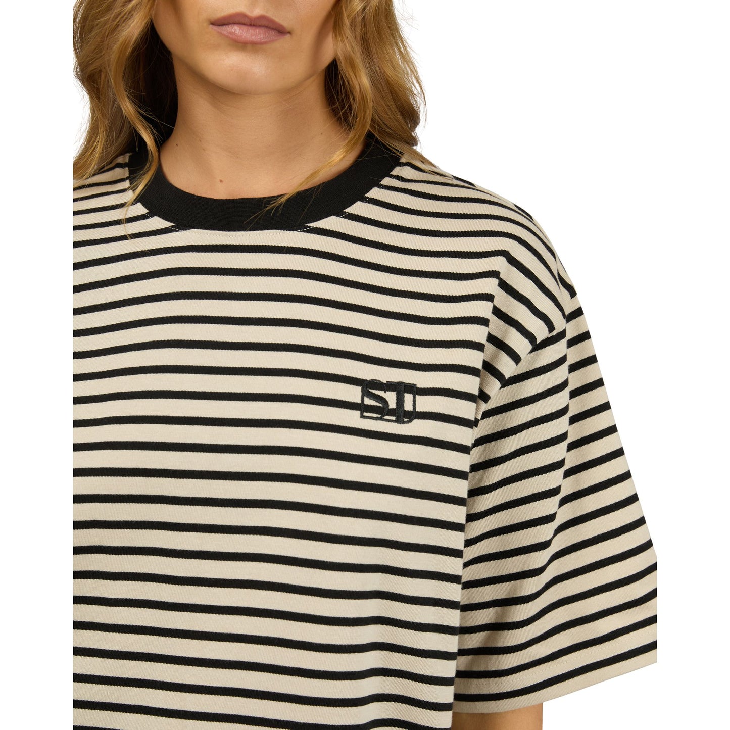 Silent Theory Foundation Stripe S/S Tee - Black