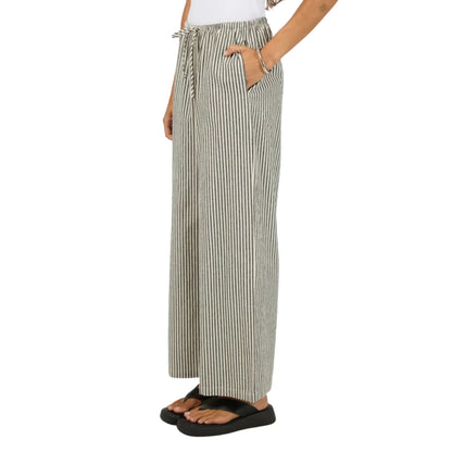 Silent Theory Sunday Tie Waist Pant - Black