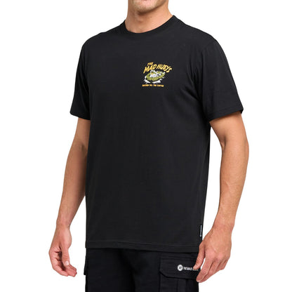 The Mad Hueys Frothin Coffin Short Sleeve Tee - Black