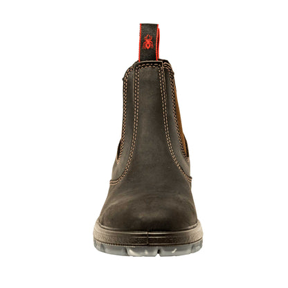 Redback Elastic Sided Leather Boot - Claret