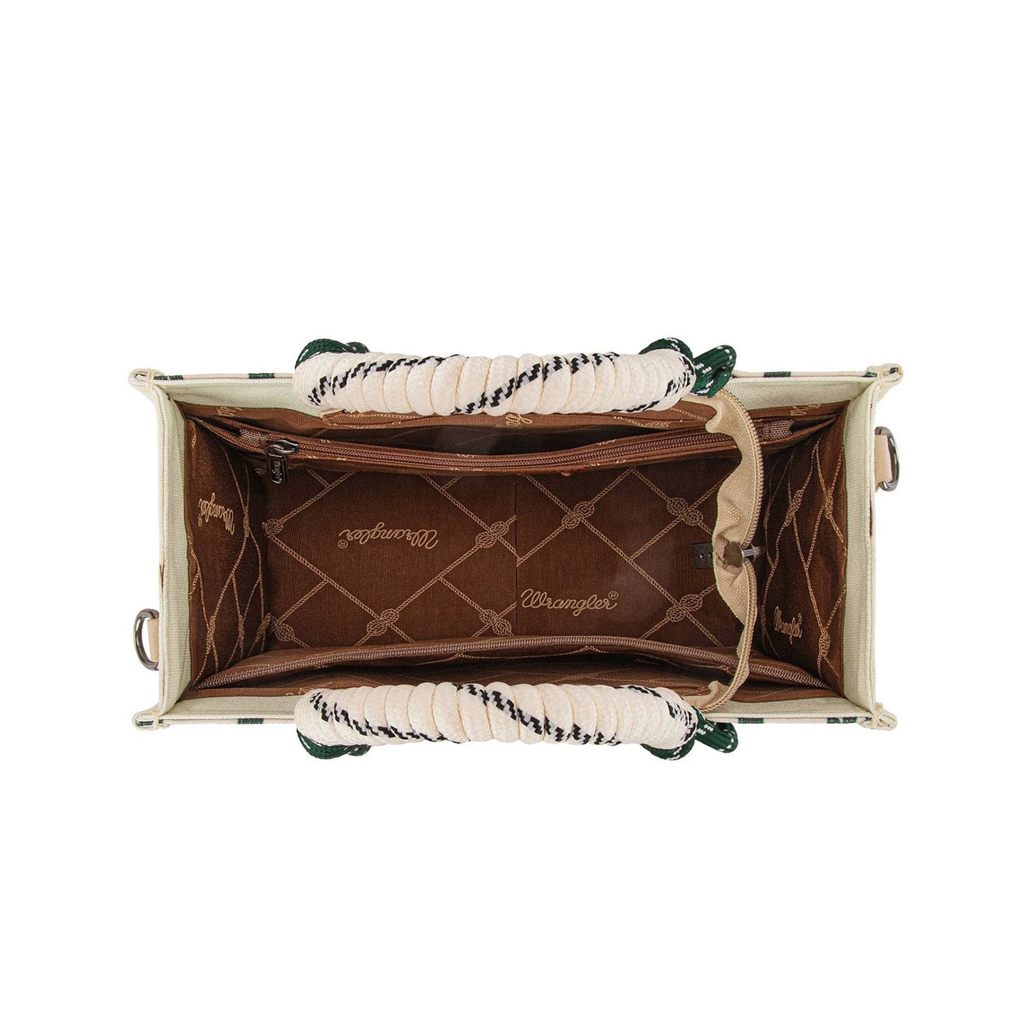 Wrangler Southwestern Rope Handle Bag - Beige