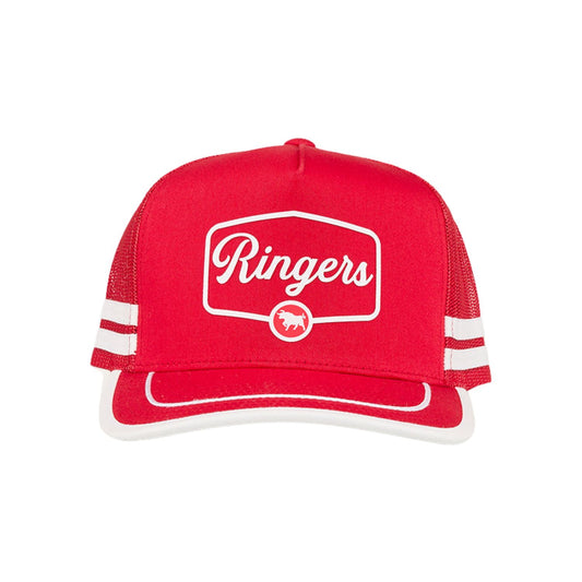 Ringers Western Cobar Trucker Cap - Red/White