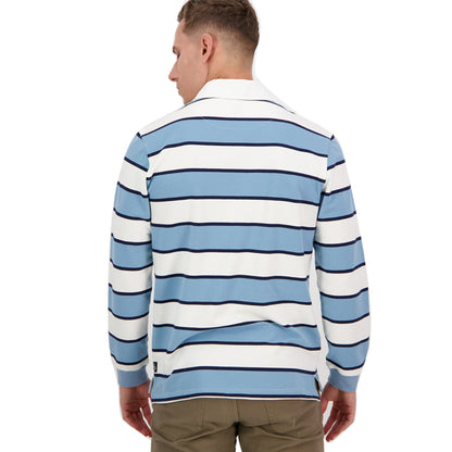 Swanndri Men's Whitson L/S Rugby Jersey - Navy/Blue