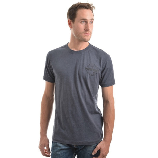 Wrangler Men's Angus Tee - Charcoal Marle