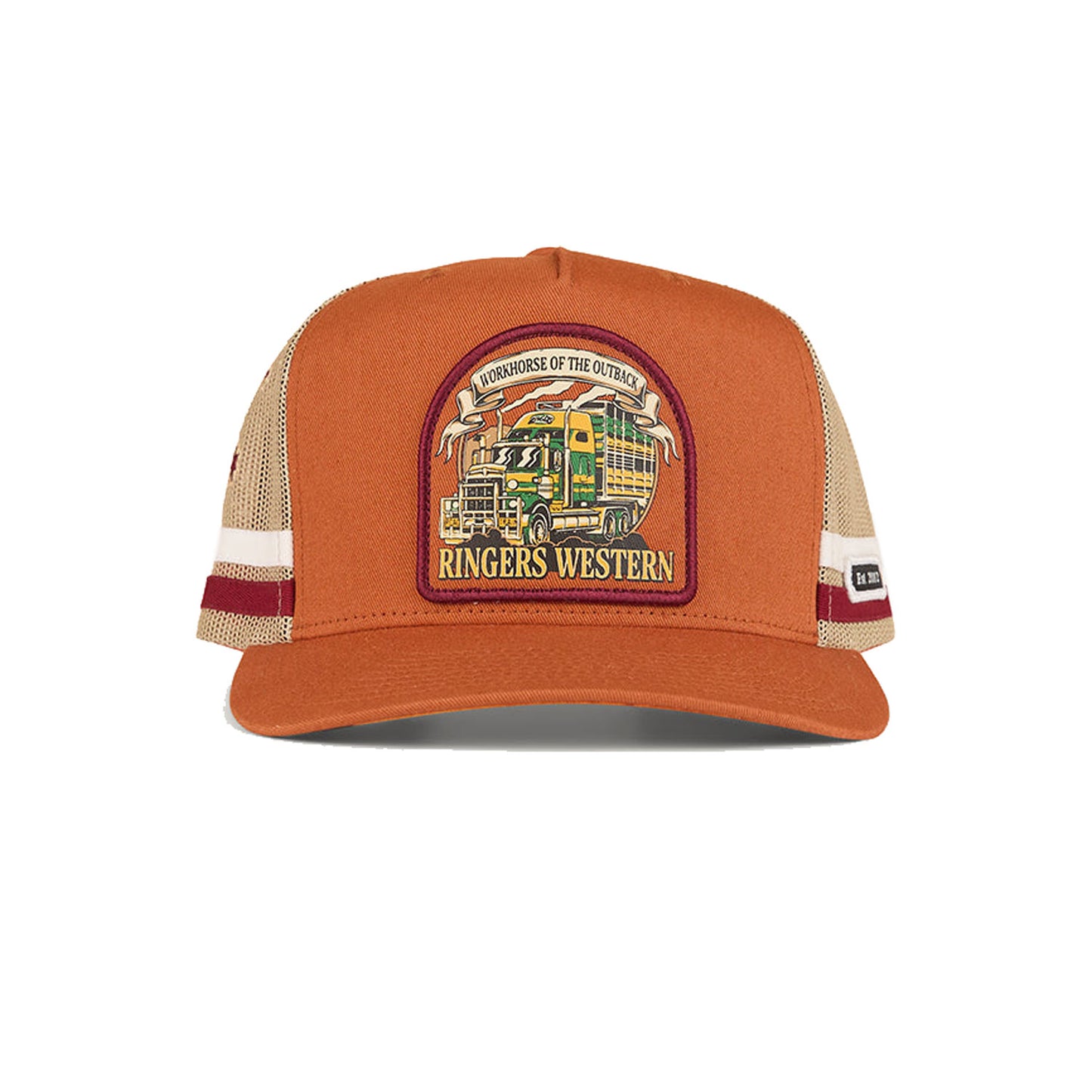 Ringers Western Workhorse Deep Fit Trucker Cap - Rust