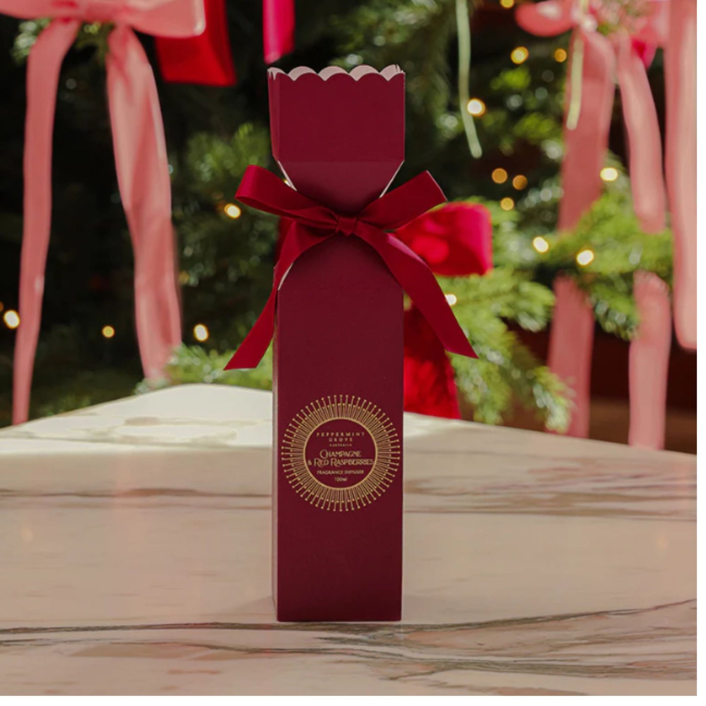 Peppermint Grove Fragrances Mini Diffuser Bon Bon 100ml - Champagne & Red Raspberries