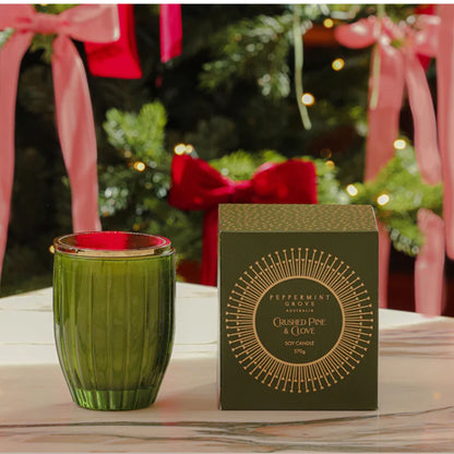 Peppermint Grove Fragrances Large Candle 370g -  Crushed Pine & Clove
