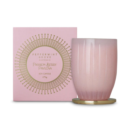 Peppermint Grove Fragrances Large Candle 370g - Passion Berry Pavlova