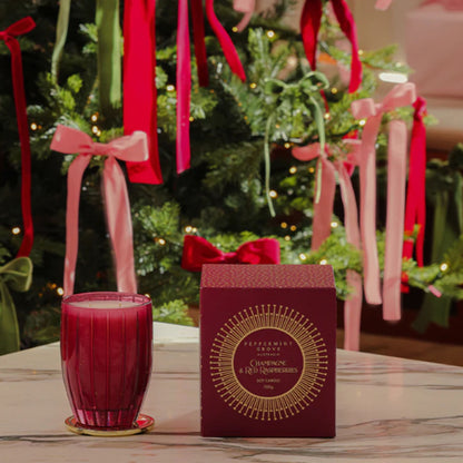Peppermint Grove Fragrances Extra Large Candle 700g - Champagne & Red Raspberries