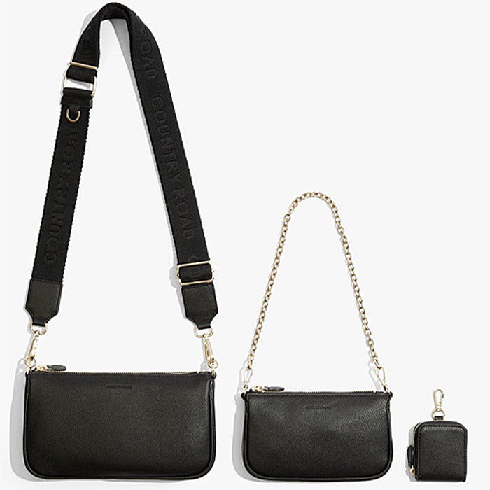 Oyster Double Pouch Crossbody Bag - Bags