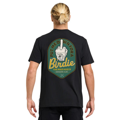 The Mad Hueys Birdie S/S Tee - Black
