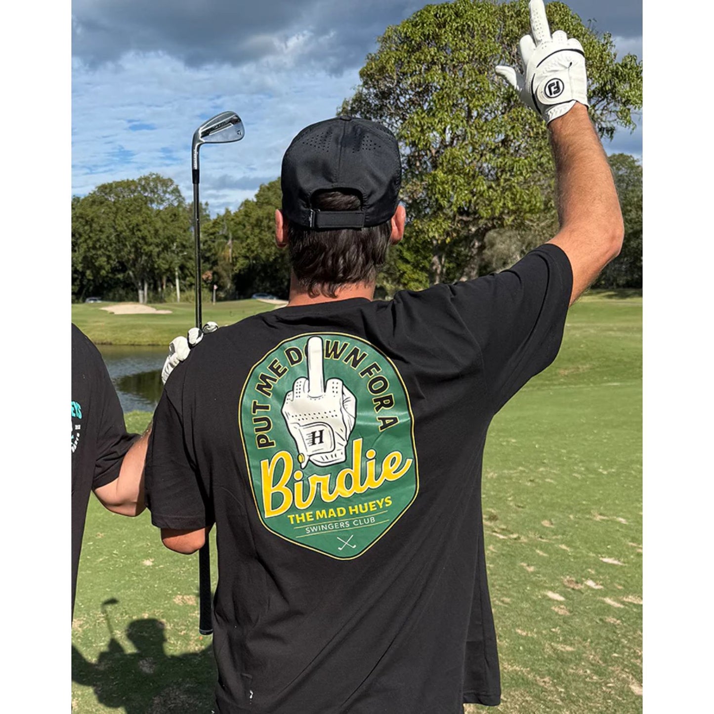 The Mad Hueys Birdie S/S Tee - Black