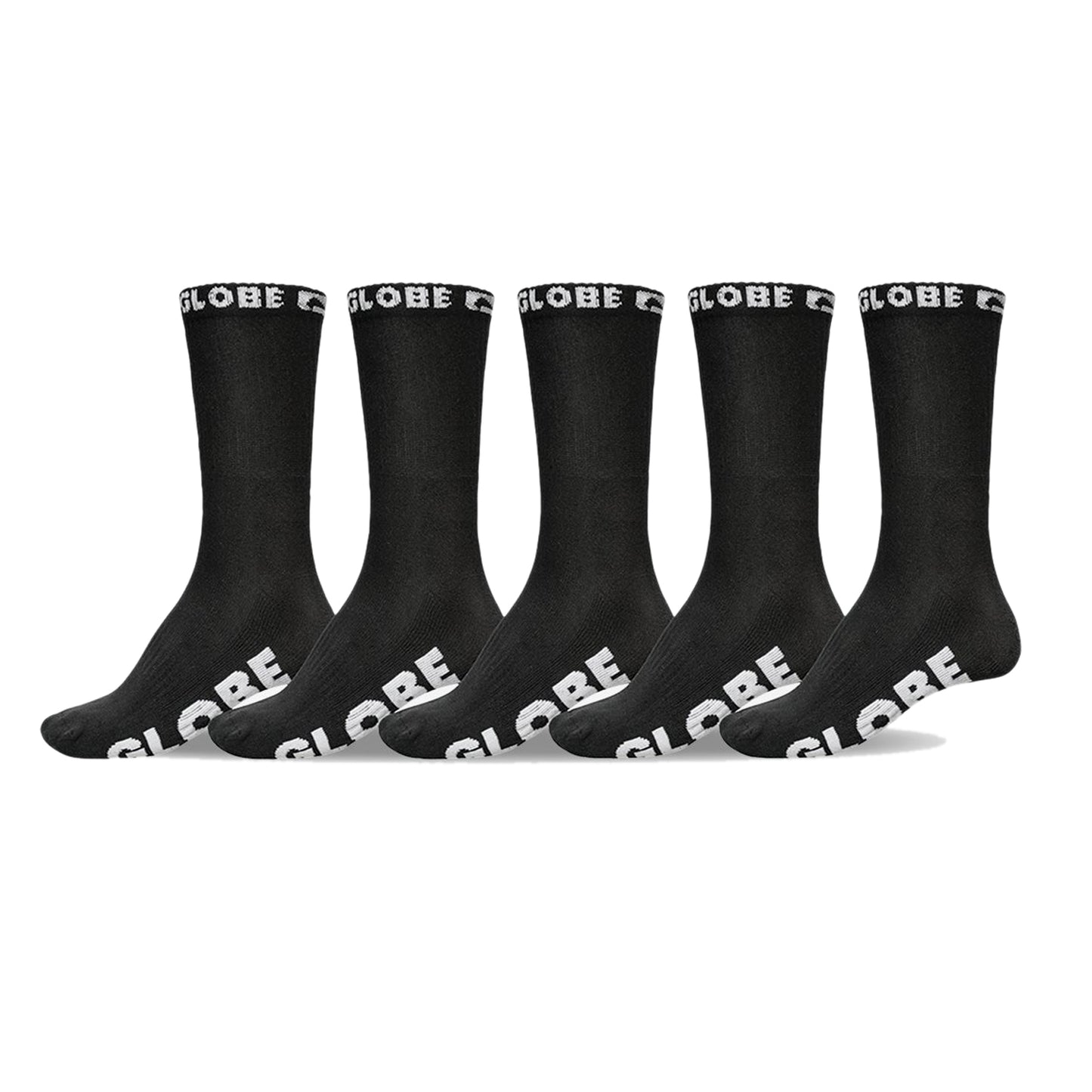 Globe Blackout Socks 5 Pack
