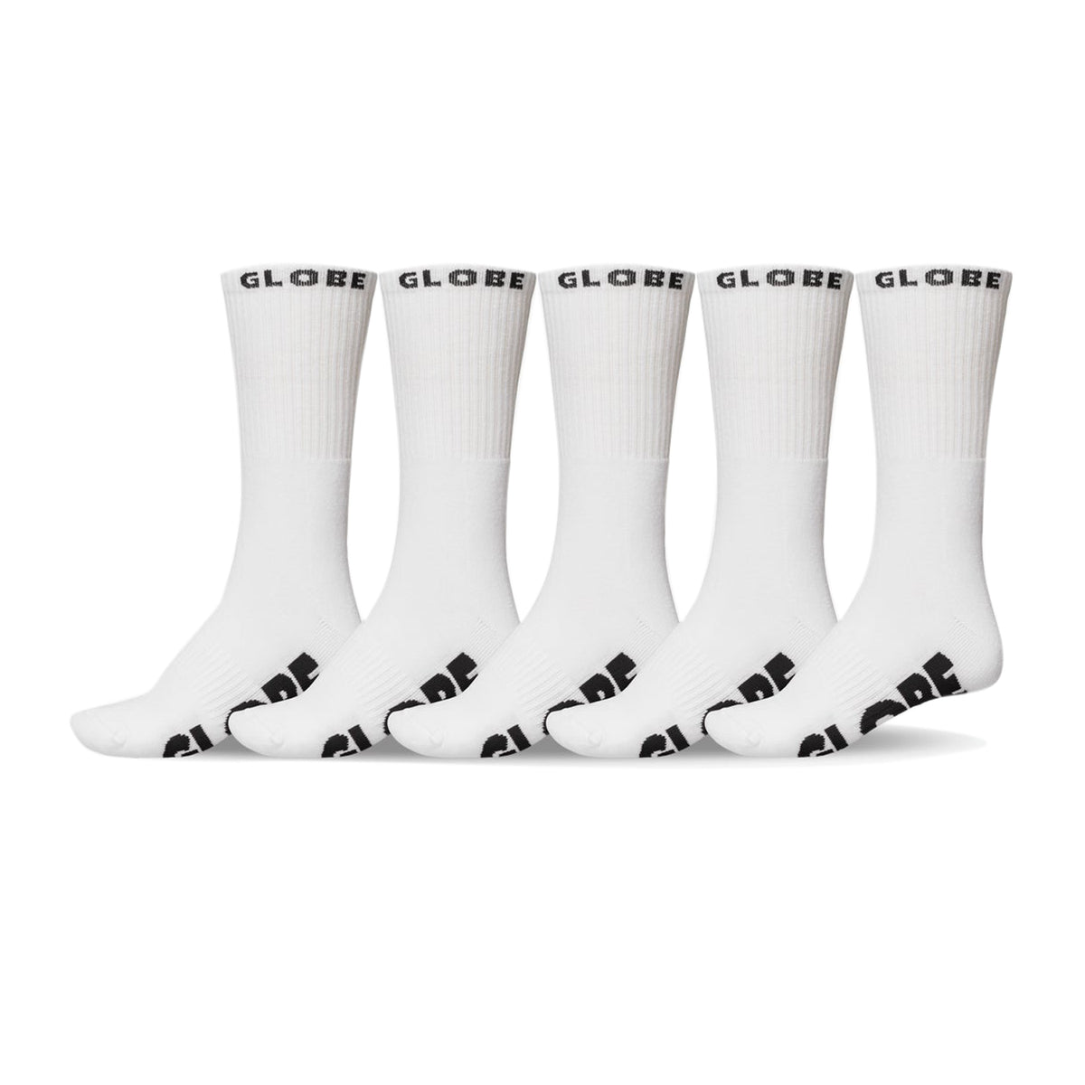 Globe Whiteout Socks 5 Pack