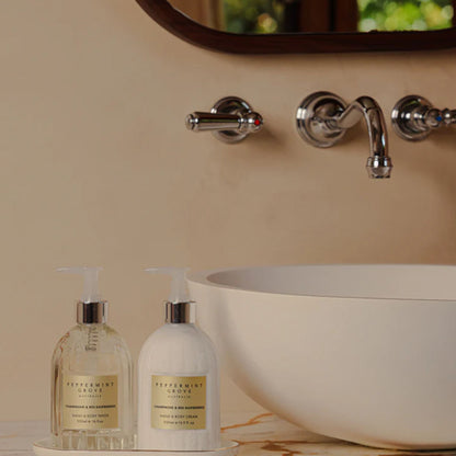 Peppermint Grove Fragrances Hand & Body Wash & Cream 500ml Set - Champagne & Red Raspberries