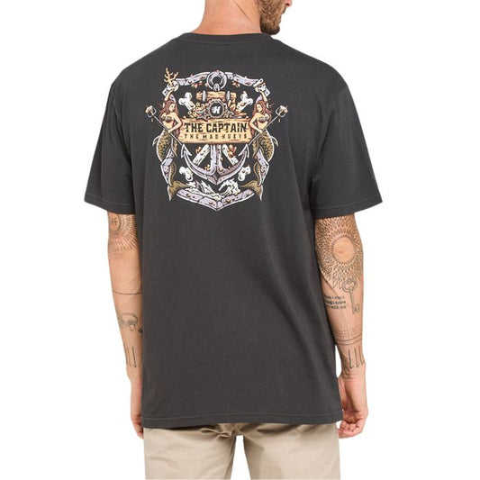 The Mad Hueys Deep Sea Captain S/S Tee - Vintage Black