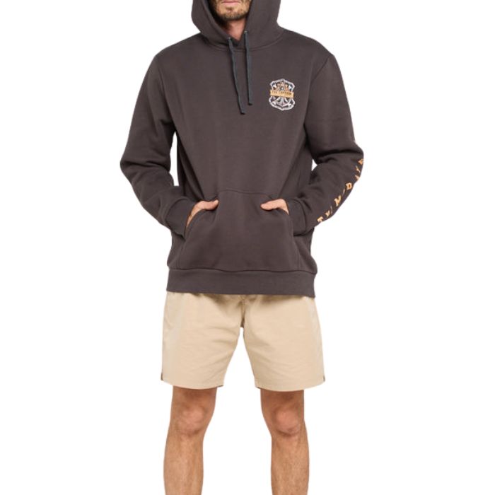The Mad Hueys Deep Sea Captain Pull Over - Vintage Black