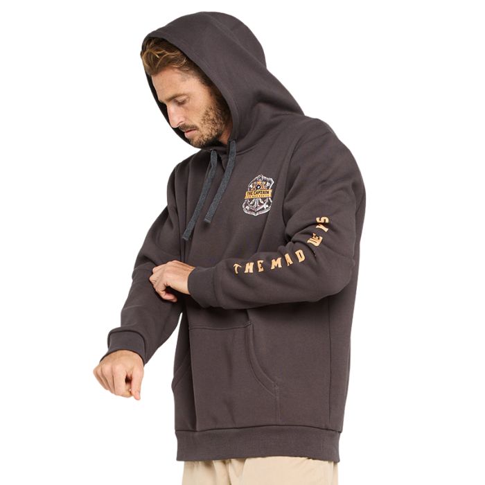 The Mad Hueys Deep Sea Captain Pull Over - Vintage Black