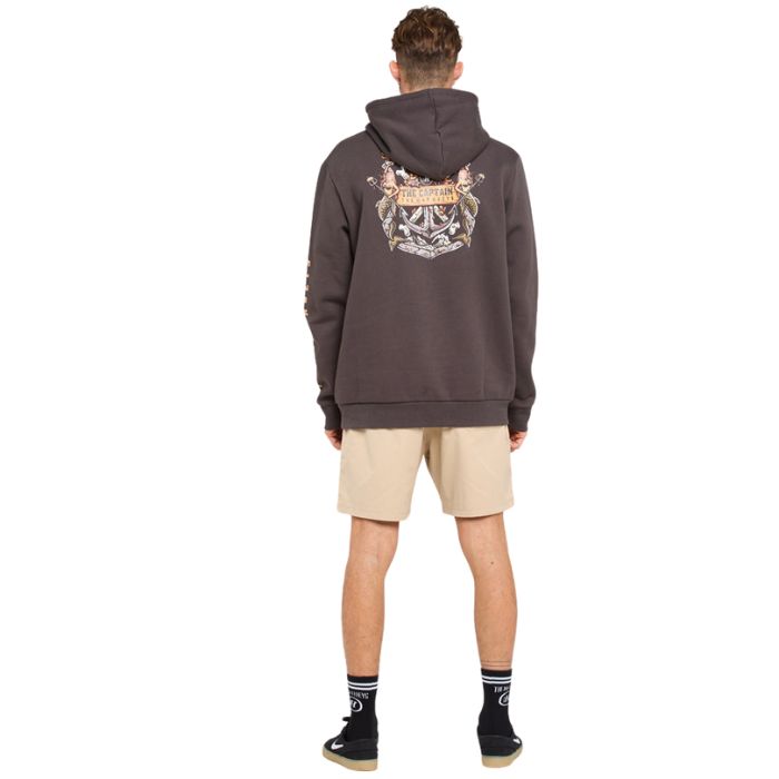 The Mad Hueys Deep Sea Captain Pull Over - Vintage Black