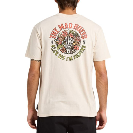 The Mad Hueys FK Off I'm Fishing S/S Tee - Cement