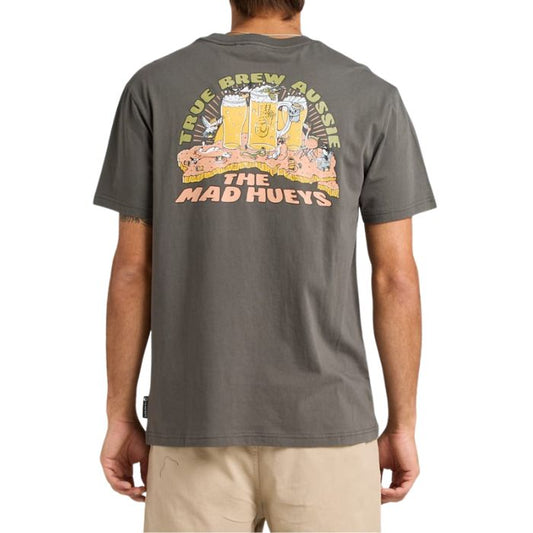 The Mad Hueys True Brew S/S Tee - Charcoal