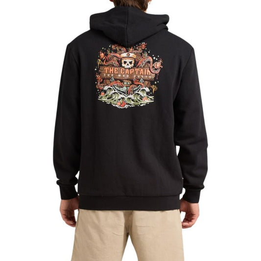 The Mad Hueys The Kraken Captain Pullover - Black