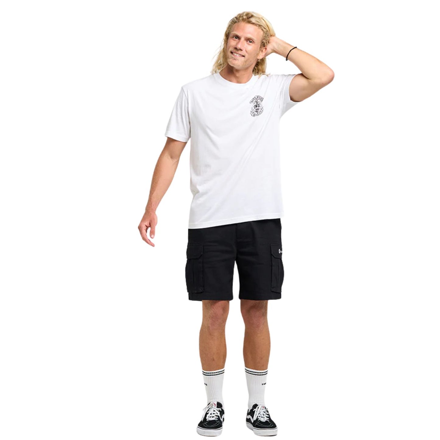The Mad Hueys Sailor Anchor Short Sleeve Tee - White