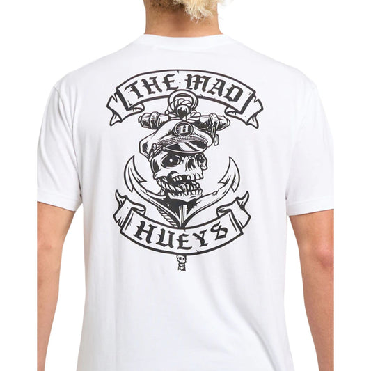 The Mad Hueys Sailor Anchor Short Sleeve Tee - White