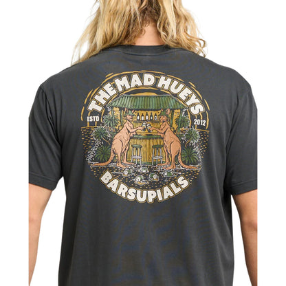 The Mad Hueys Barsupials Short Sleeve Tee - Vintage Black