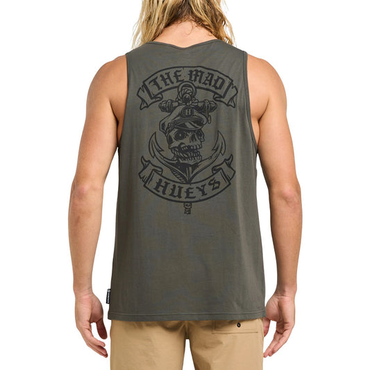 The Mad Hueys Sailor Anchor Tank - Charcoal