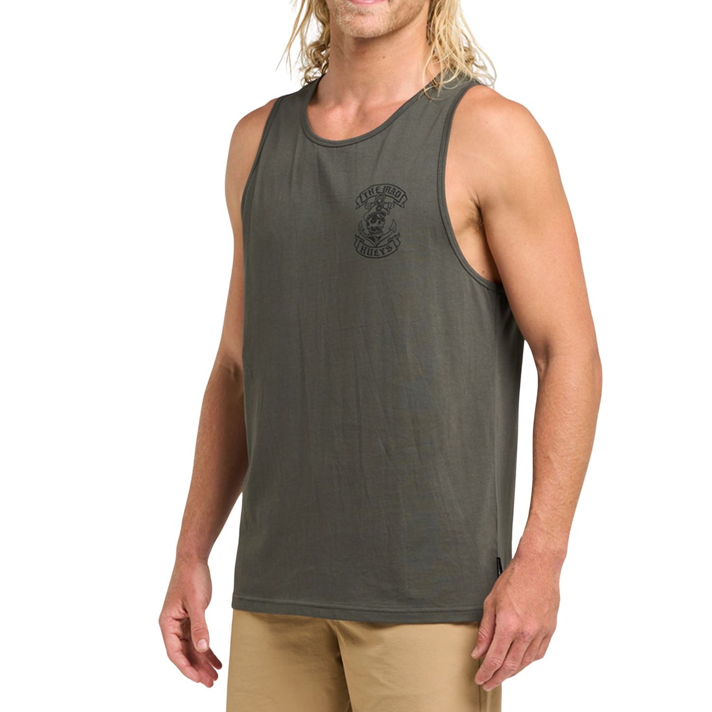 The Mad Hueys Sailor Anchor Tank - Charcoal