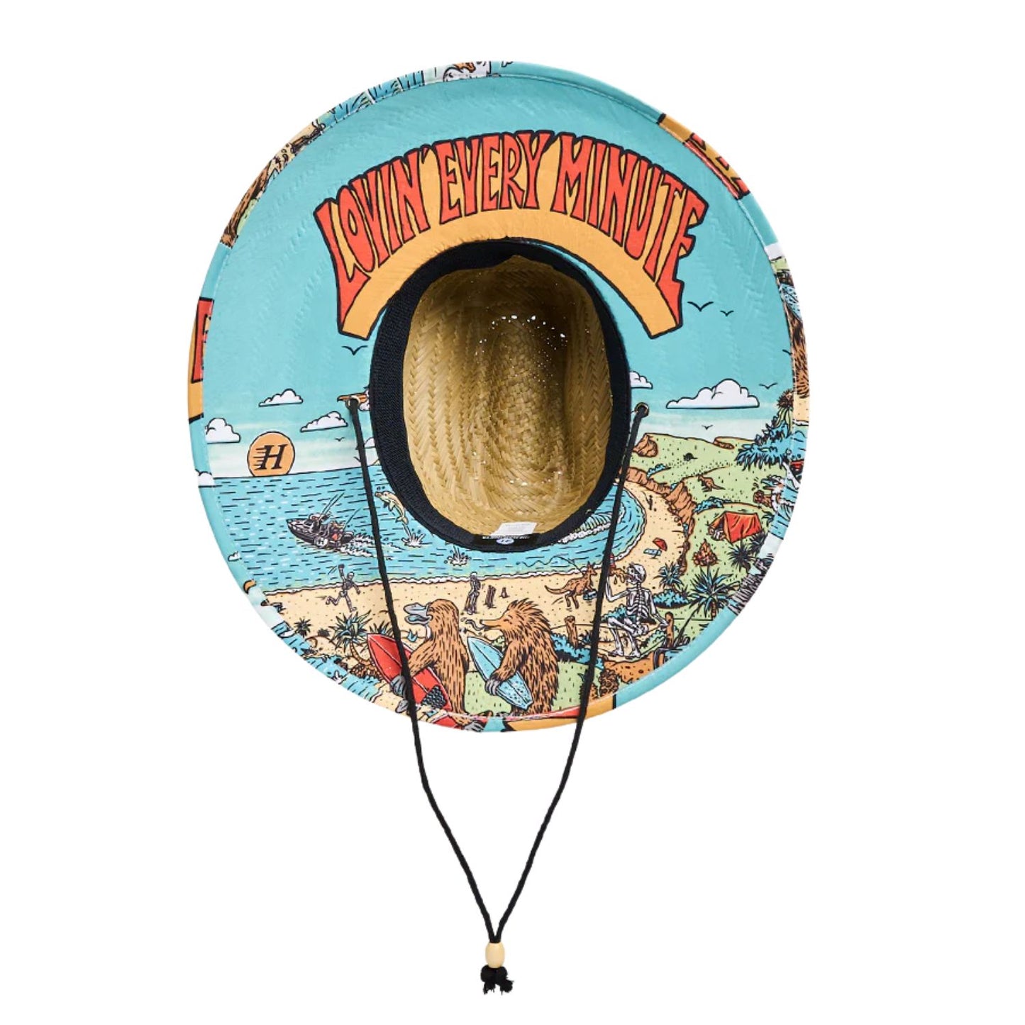 The Mad Hueys OZ Straya Straw Hat - Natural