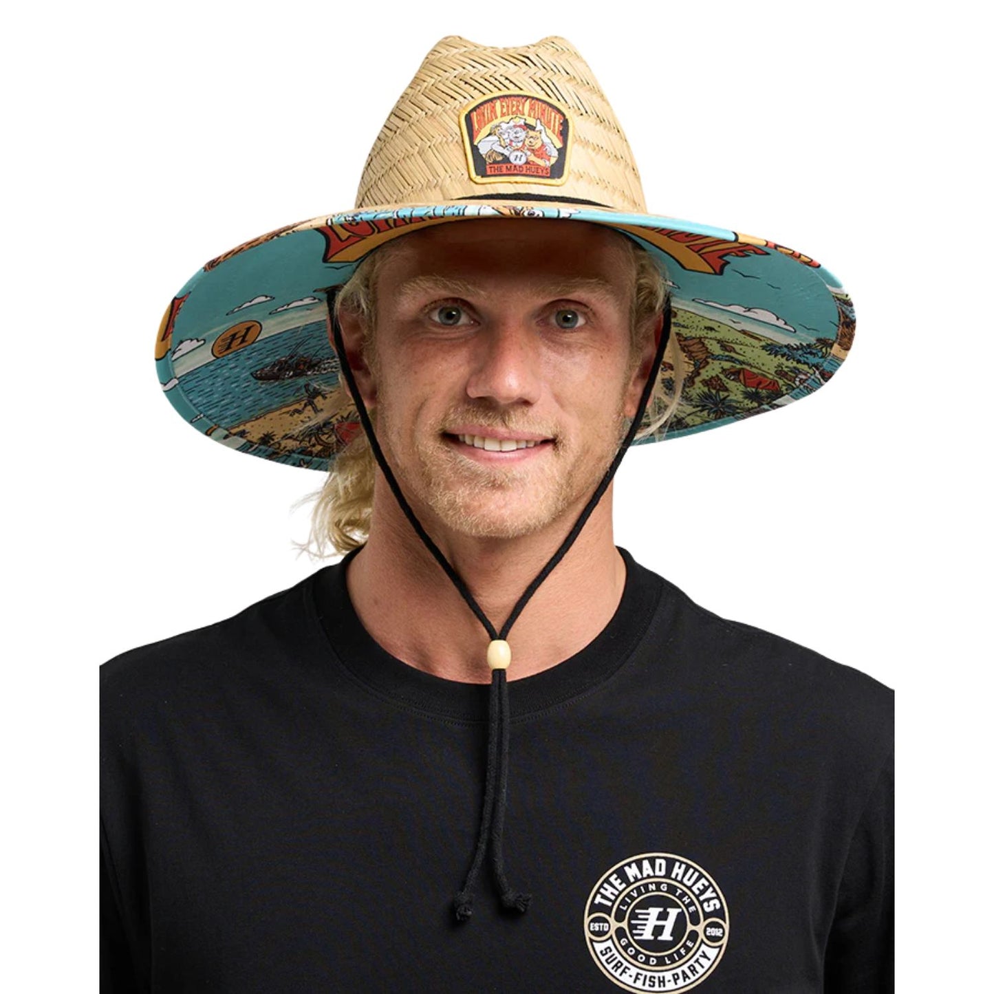 The Mad Hueys OZ Straya Straw Hat - Natural
