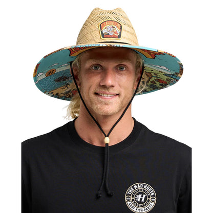 The Mad Hueys OZ Straya Straw Hat - Natural