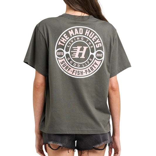 The Mad Hueys Hueys Good Life Women's S/S Tee - Charcoal