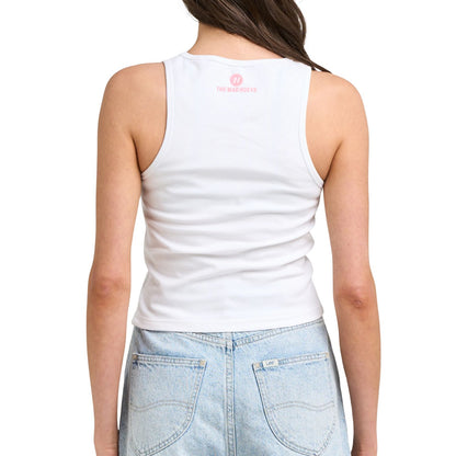 The Mad Hueys Yeah the Girls Women's Scoop Neck Singlet - White