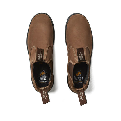 Mongrel K9 Elastic Sided Aussie Made Boots - Vintage Brown