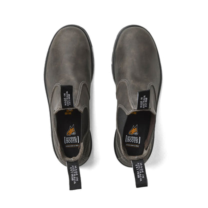 Mongrel K9 Elastic Sided Aussie Made Boots - Cloudy Grey