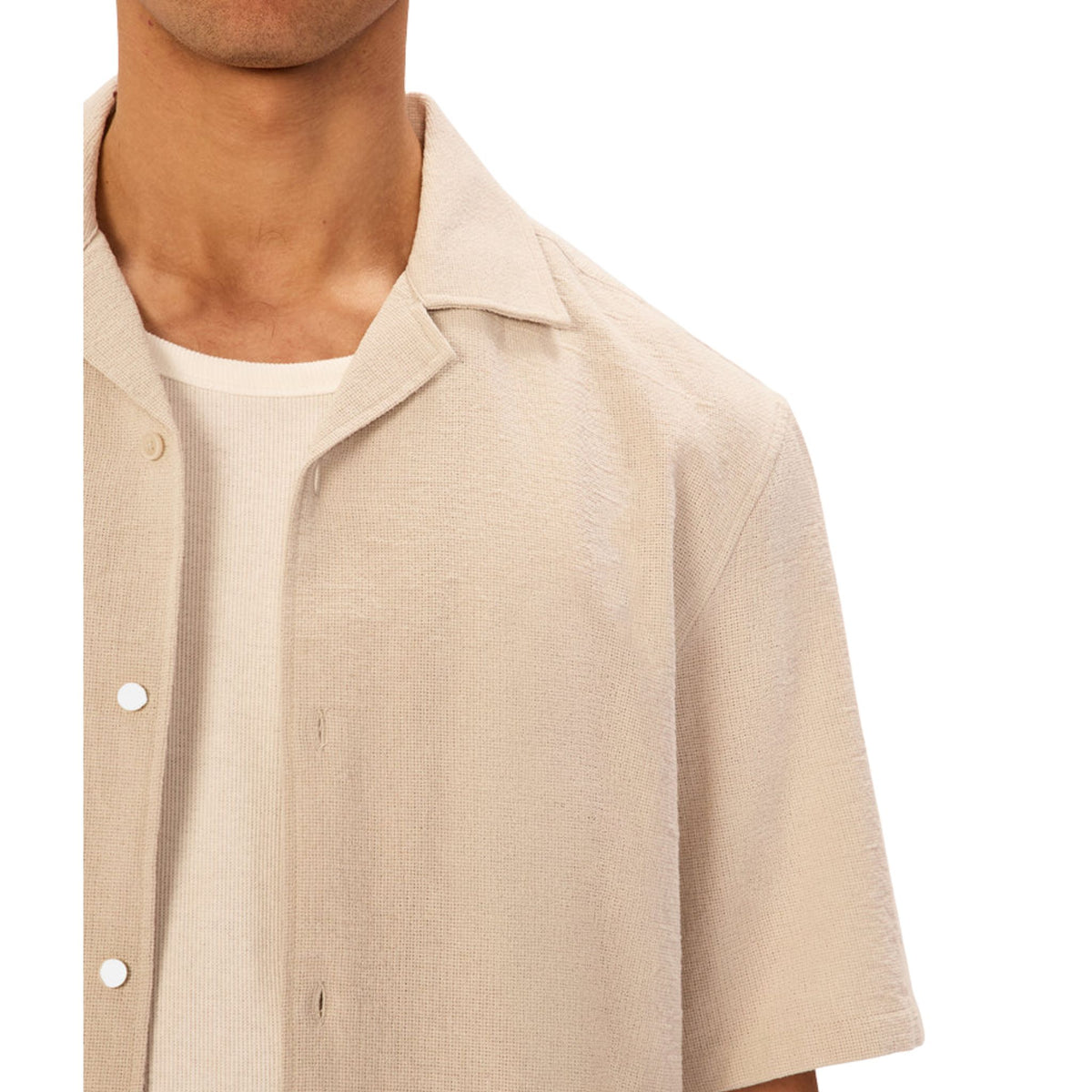 Industrie The Marbella S/S Shirt - Grain