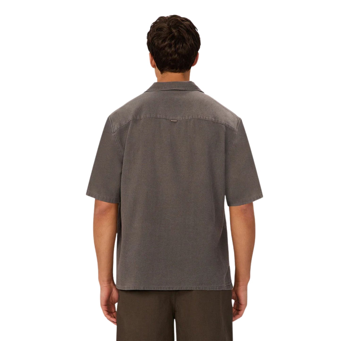Industrie The Washed Menorca S/S Shirt - Gunmetal