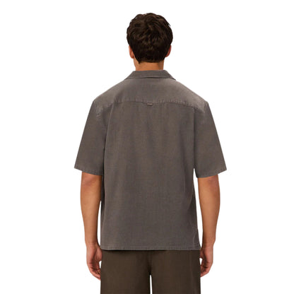 Industrie The Washed Menorca S/S Shirt - Gunmetal