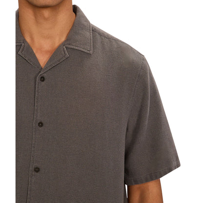 Industrie The Washed Menorca S/S Shirt - Gunmetal