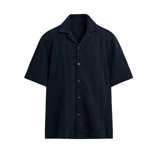 Industrie The Malaga Short Sleeve Shirt - New Navy